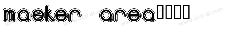 Masker Area字体转换